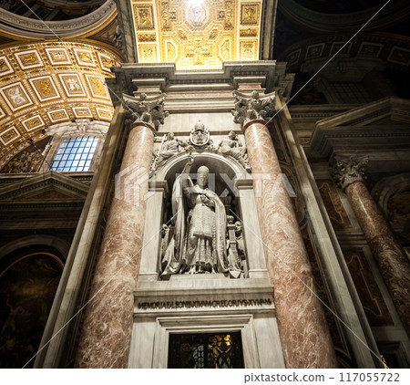 St. Peter's Basilica in Vatican inside 117055722
