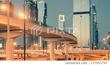 street in Dubai street in Dubai 117055797