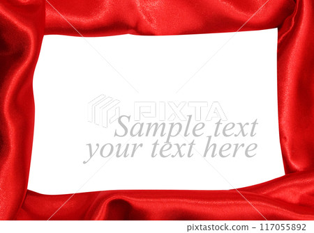 red satin fabric red satin fabric 117055892