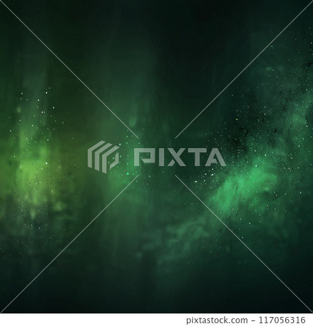 Abstract glowing light on a green background 117056316