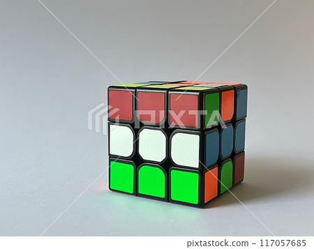 代表匈牙利國旗的立體拼圖 代表匈牙利國旗的立體拼圖 117057685