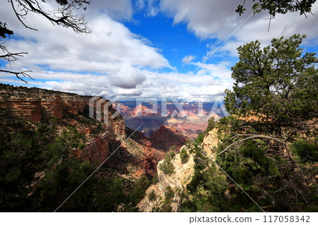 美國亞利桑那州大峽谷的壯麗景色 117058342
