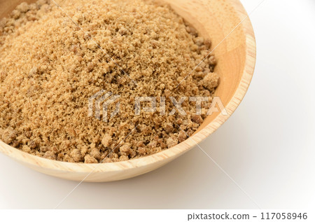 Okinawa brown sugar powder 117058946
