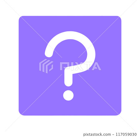 簡單的紫色哈特納標記 117059030