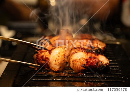 Grilled meat, offal, barbecue Grilled meat, offal, barbecue 117059578