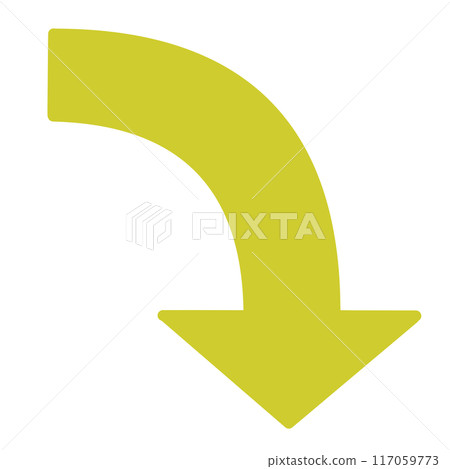 Curved Arrow 2 (Yellow) (No Line Drawing) Curved Arrow 2 (Yellow) (No Line Drawing) 117059773