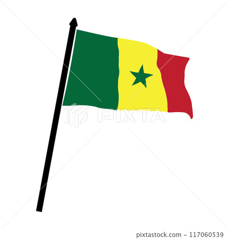 Senegal country flag 117060539
