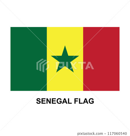 Senegal country flag 117060540