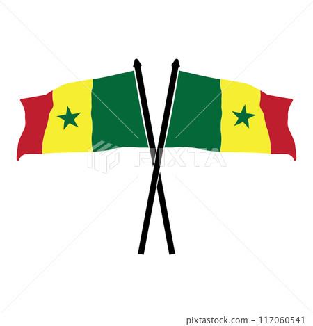 Senegal country flag 117060541