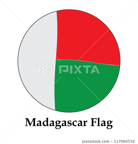 Madagascar flag icon 117060558