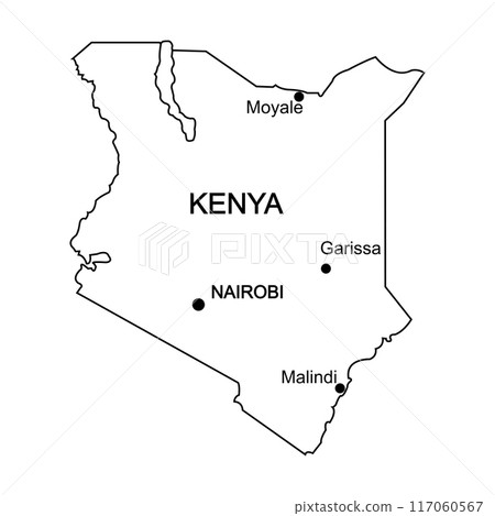 Kenya country map Kenya country map 117060567
