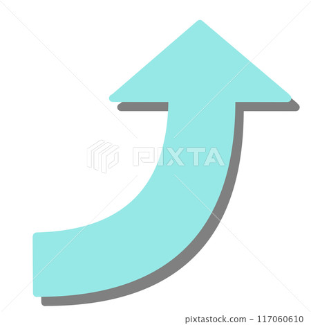 Curved Arrow 1 (light blue) (with shadow) Curved Arrow 1 (light blue) (with shadow) 117060610
