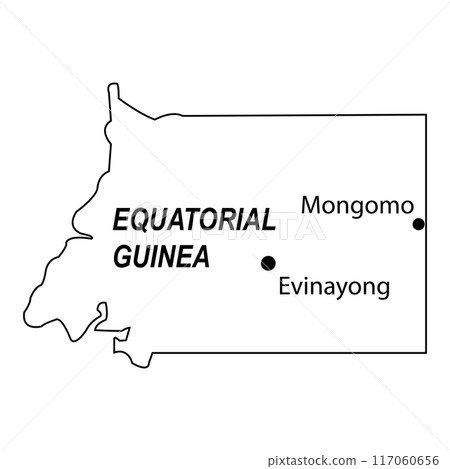 Map of Equatorial Guinea Map of Equatorial Guinea 117060656