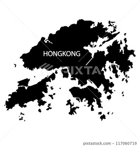 Hong Kong map 117060719