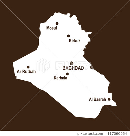 Map of iraq Map of iraq 117060964