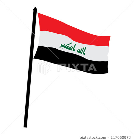 Iraq country flag icon 117060973