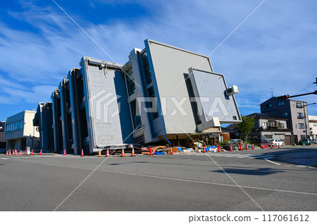 輪島市能登半島地震倒塌建築物 輪島市能登半島地震倒塌建築物 117061612