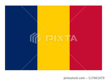 National flag Chad National flag Chad 117061879