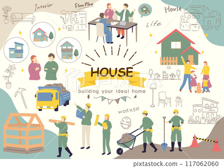 My Home Illustration Collection My Home Illustration Collection 117062060