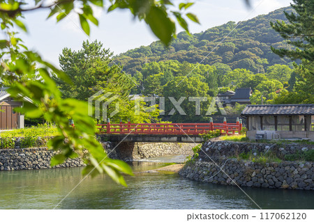 京都府 宇治中之島地區 宇治公園 中島大橋 117062120