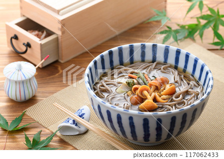 Nameko soba (mountain vegetable soba) Nameko soba (mountain vegetable soba) 117062433