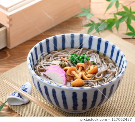 滑子蕎麥麵(野菜蕎麥麵) 滑子蕎麥麵(野菜蕎麥麵) 117062457