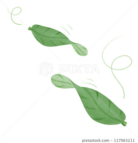Fluttering leaves 117063211