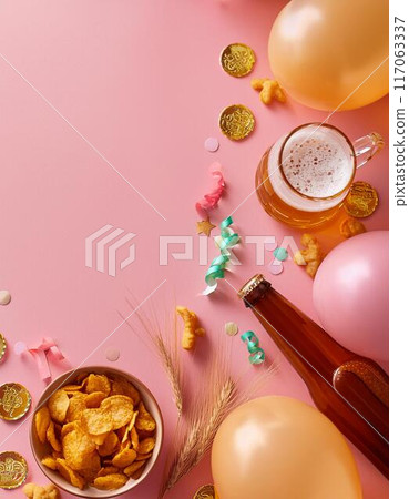 Party, beer, copy space 117063337