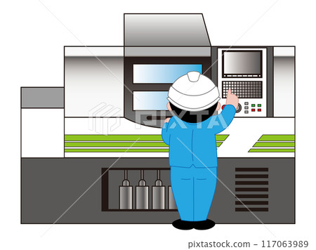 在工廠工作的人的向量圖 在工廠工作的人的向量圖 117063989