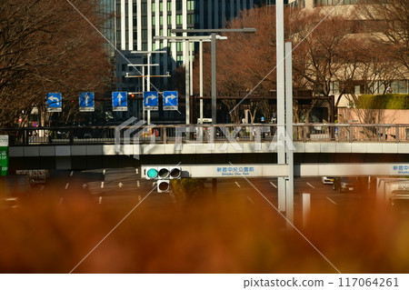 新宿中央公園路標 117064261