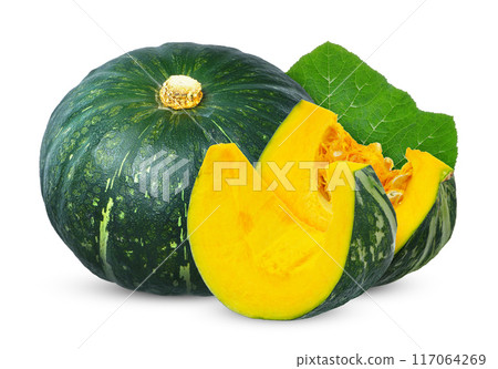 pumpkin isolated on white background 117064269