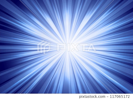 Blue radiation sparkling background 117065172