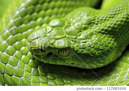 snake, green, serpent 117065930