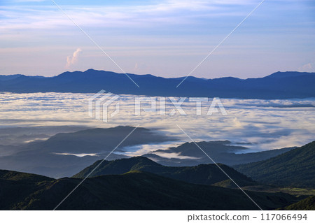 Morning Kirishima mountain range Morning Kirishima mountain range 117066494