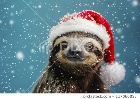 hat, christmas, sloth 117066853