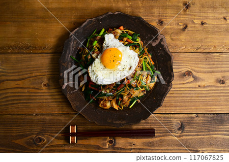 韭菜泡菜炒麵 117067825