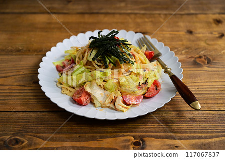 明太子生菜義大利麵 明太子生菜義大利麵 117067837