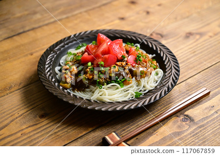 麻婆茄子素面 麻婆茄子素面 117067859