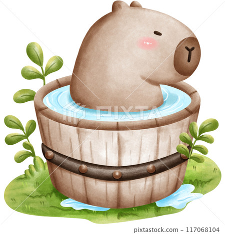 This animal is called a capybara 117068104