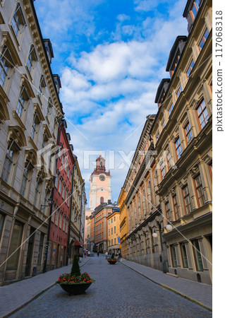 Gamla Stan, the old town of Stockholm, Sweden 117068318