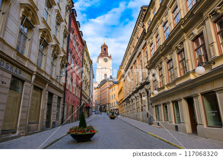 Gamla Stan, the old town of Stockholm, Sweden 117068320