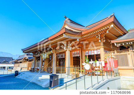 Aso Shrine in summer, Aso City, Kumamoto Prefecture 117068696
