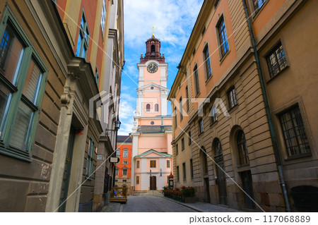 Gamla Stan, the old town of Stockholm, Sweden 117068889