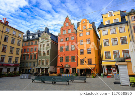 The main square in Gamla Stan, the old town of Stockholm, Sweden The main square in Gamla Stan, the old town of Stockholm, Sweden 117068890
