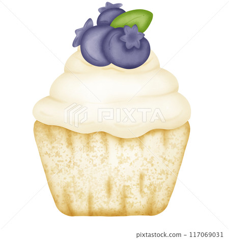 Cupcake Blackcurrant Cupcake Blackcurrant 117069031
