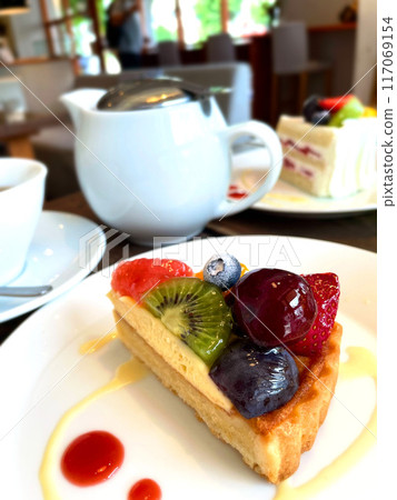 Weekend Afternoon Tea Fruit Tart Weekend Afternoon Tea Fruit Tart 117069154