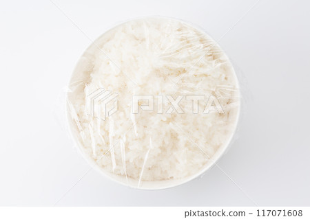 Leftover cold rice Leftover cold rice 117071608