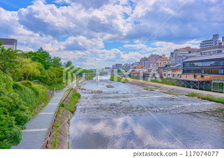 京都鴨川河床 京都鴨川河床 117074077
