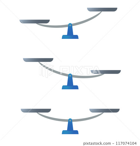 Illustration of upper balance Illustration of upper balance 117074104