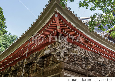 志王山藥王院本殿尾椽之美【茨城縣櫻川市】 志王山藥王院本殿尾椽之美【茨城縣櫻川市】 117074188